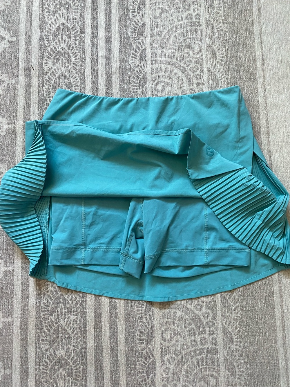 Lululemon Peek Pleat High-Rise Tennis
Skirt in Tidal Teal - Picture 10 of 13